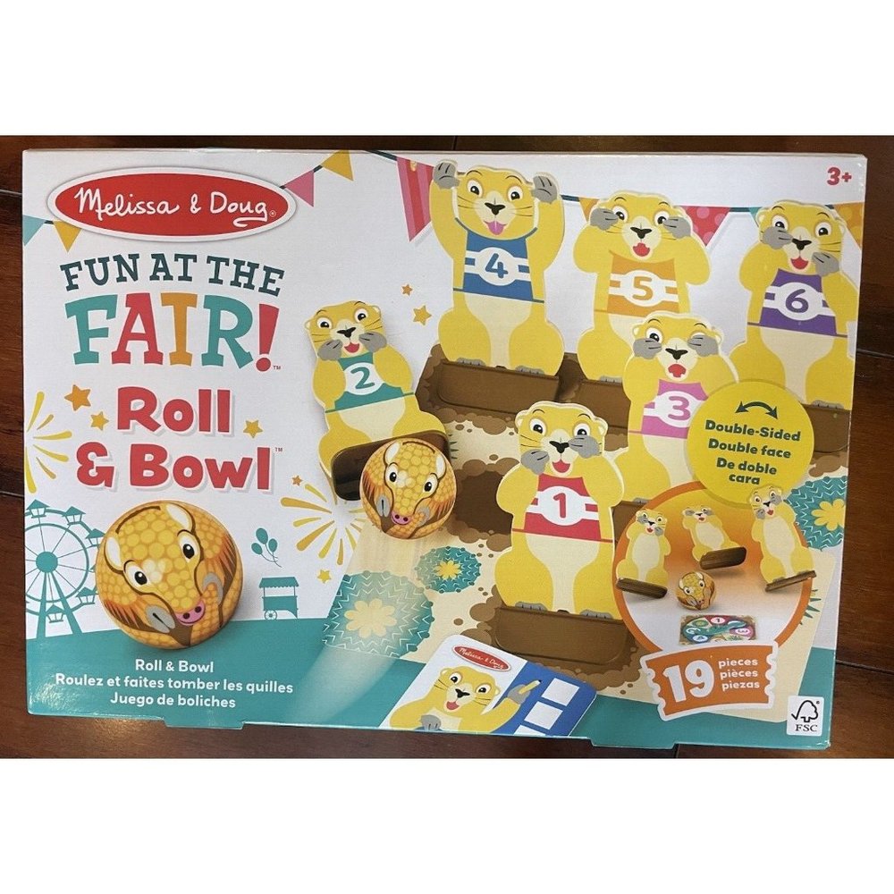 Melissa and Doug - Fun at the Fair "Roll & Bowl" Prairie Dog Bowling